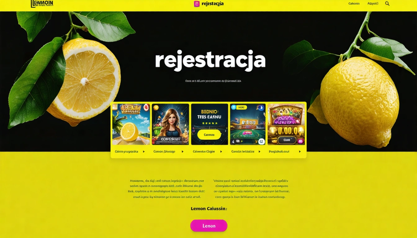 rejestracja Lemon Casino